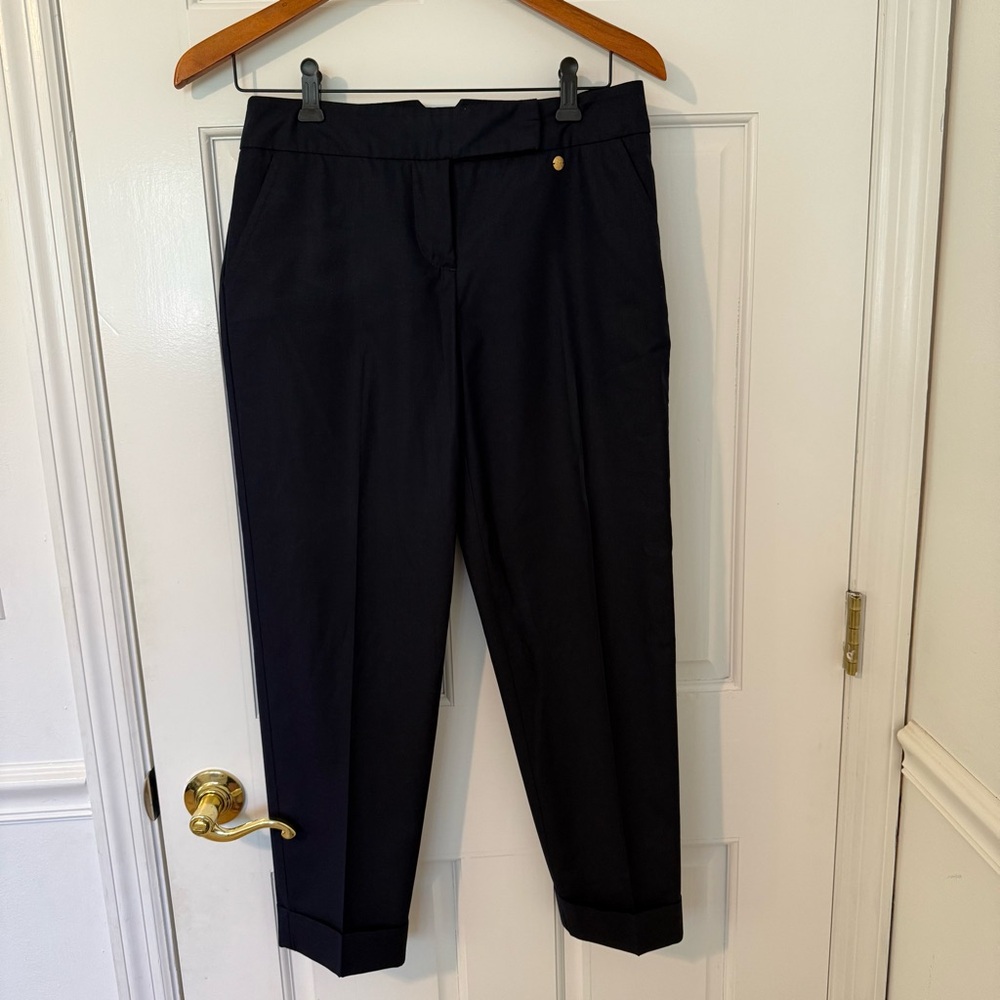 Trina Turk Women’s Ankle Capri Trousers Navy Size 2